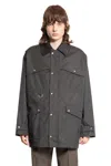 Fendi Embroidered Canvas Jacket For Men In Brown
