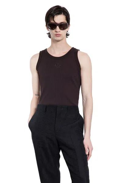 FENDI CREST LOGO TANK TOP