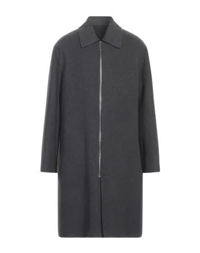 Fendi Man Coat Lead Size 42 Cashmere In Grey