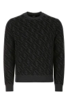 Fendi Ff Monogram-pattern Jumper In Multicolor