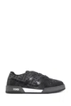 Fendi Low-top Round Toe Rubber Sole Sneakers In Grey
