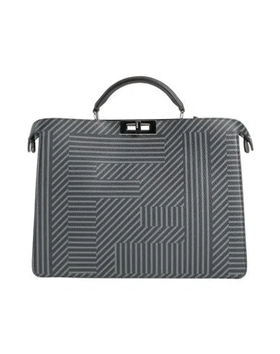 Fendi Men Handbag With Logo In Multi
