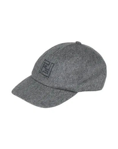 Fendi Wool And Cashmere Hat In Gray