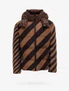 Fendi Jacket In Brown