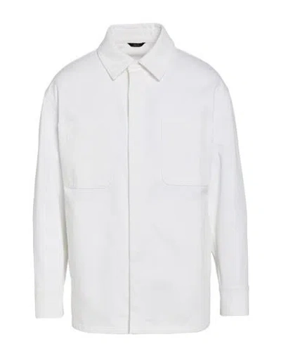 Fendi Man Jacket White Size 42 Cotton