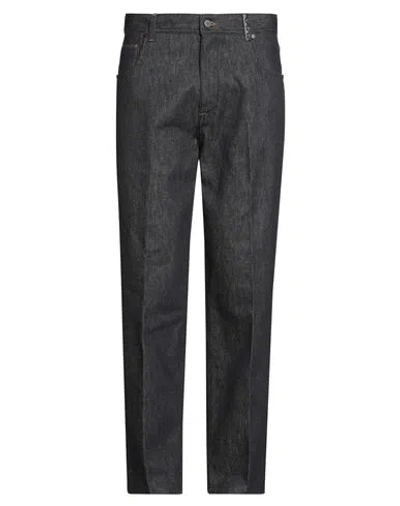 Fendi Man Jeans Black Size 34w-34l Cotton