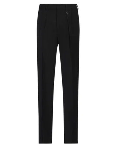 Fendi Man Pants Black Size 34 Polyester, Virgin Wool