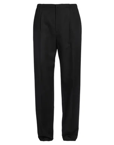 Fendi Man Pants Black Size 36 Virgin Wool