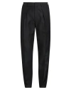 Fendi Man Pants Black Size 38 Cotton, Hemp, Polyester In Black