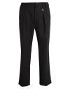 Fendi Man Pants Dark Brown Size 34 Polyester, Virgin Wool In Brown