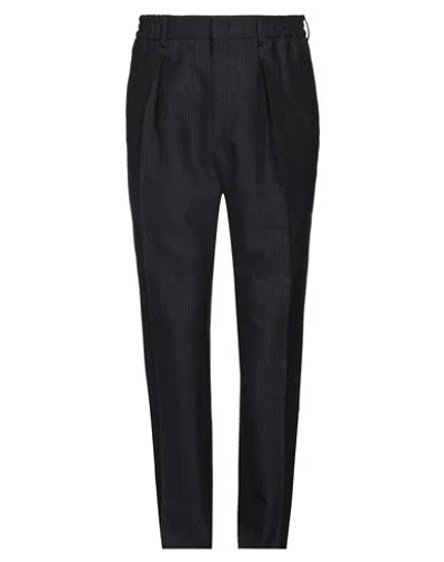 Fendi Man Pants Midnight Blue Size 34 Wool