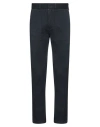 Fendi Man Pants Black Size 35w-34l Cotton, Elastane In Navy Blue