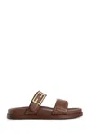 Fendi ' Feel' Slides In Brown