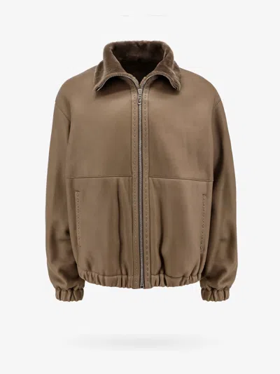 Fendi Jackets In Brown