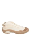 Fendi Sneaker Mid Top Con Lacci E Loop Sul Tallone In White