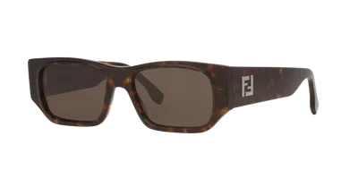 Fendi Man Sunglass Fe40144i In Brown