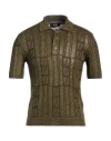 Fendi Ff Wool Blend Lurex Polo