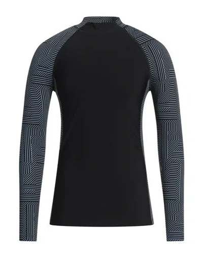 Fendi Man T-shirt Midnight Blue Size L Polyamide, Elastane