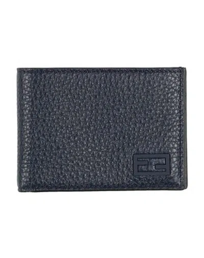 Fendi Man Wallet Midnight Blue Size - Calfskin
