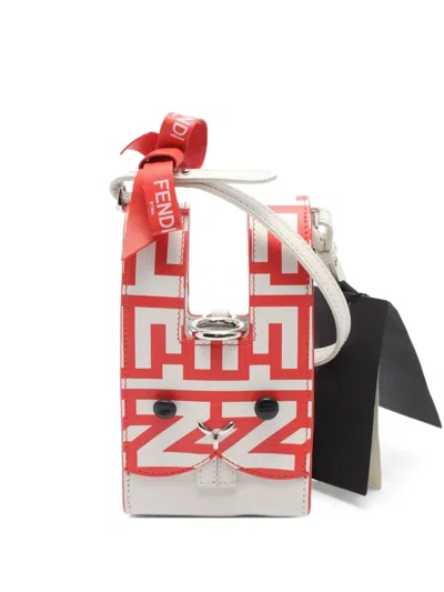Pre-owned Fendi × Marc Jacobs 2010s Mini Bustina Bunny Handbag In White