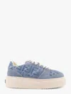 Fendi Low-top Sneakers With Contrast Stitching And Platform Sole