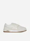 FENDI MATCH FABRIC AND SUEDE SNEAKERS
