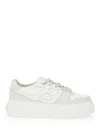 Fendi Match Platform Sneakers In White