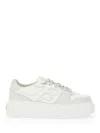 Fendi Match Platform Sneakers In White