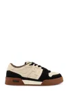 Fendi Match Leather Low-top Sneakers In Multi