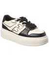 Fendi Black Leather Platform Low-tops