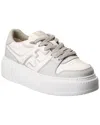 Fendi Match Platform Logo Sneakers In White