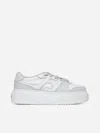 Fendi Match Platform Logo Sneakers In White