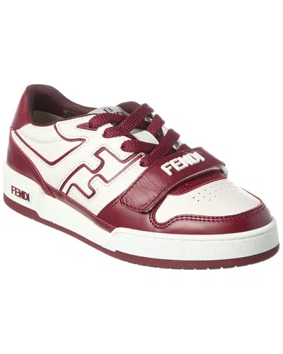 FENDI FENDI MATCH LEATHER SNEAKER