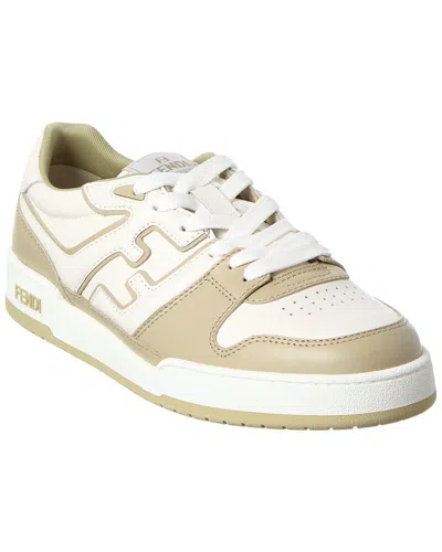 Fendi Match Leather Sneaker In Multi