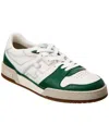Fendi Leather Sneakers With Ff Lateral Logo In White