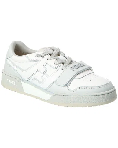 Fendi Match Sneakers In White,light Grey