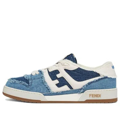 Fendi Match Low Top 'blue Denim'