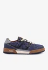 Fendi Match Jacquard Ff Sneaker Blue In Blue