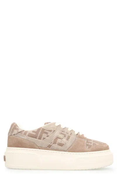 FENDI FENDI MATCH LOW-TOP SNEAKERS