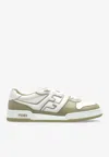 Fendi Match Low-top Sneakers In Green