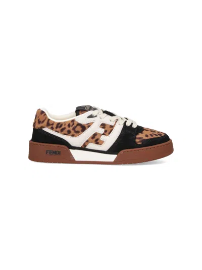 Fendi Match Low-top Sneakers In Multi