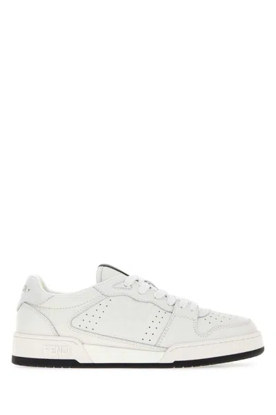 Fendi Match Low-top Sneakers For Women In White