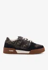 Fendi Match Monogram Low-top Sneakers In Multi