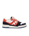 Fendi Match Panelled Suede Low-top Sneakers In White