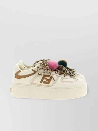 Fendi Match Platform Sole Sneakers Charms