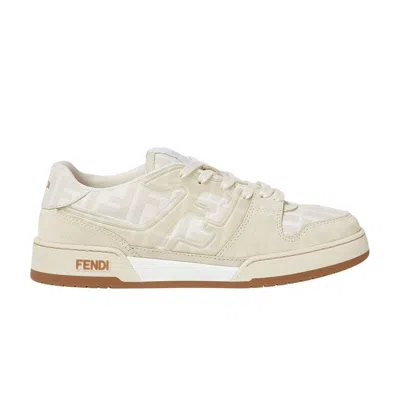 Pre-owned Fendi Match Sneaker 'beige' | Tan | Men's Size 44 In Brown