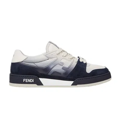 Pre-owned Fendi Match Sneaker 'white Blue' | Men's Size 44