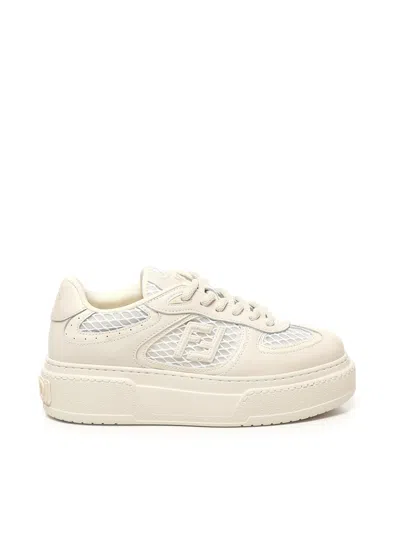 Fendi Match Sneakers In White