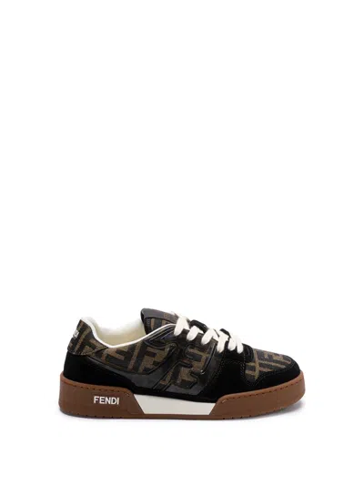 Fendi ` Match` Sneakers In Black