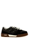 Fendi Match Sneakers In Black